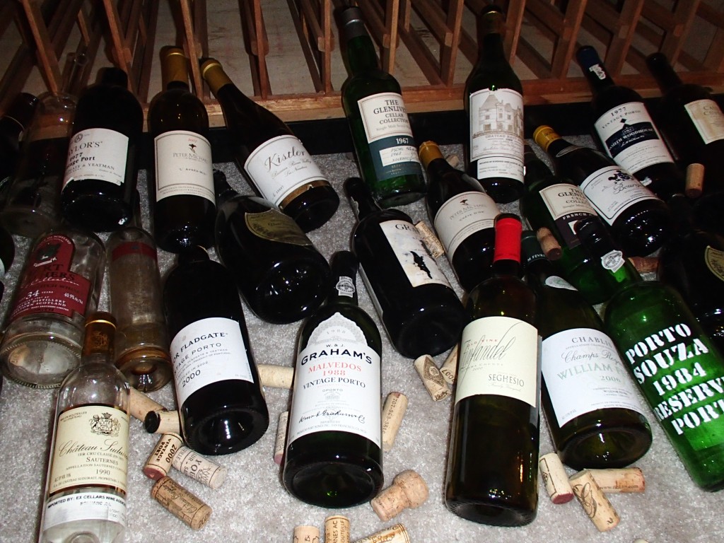 we drank all the wine (almost all)