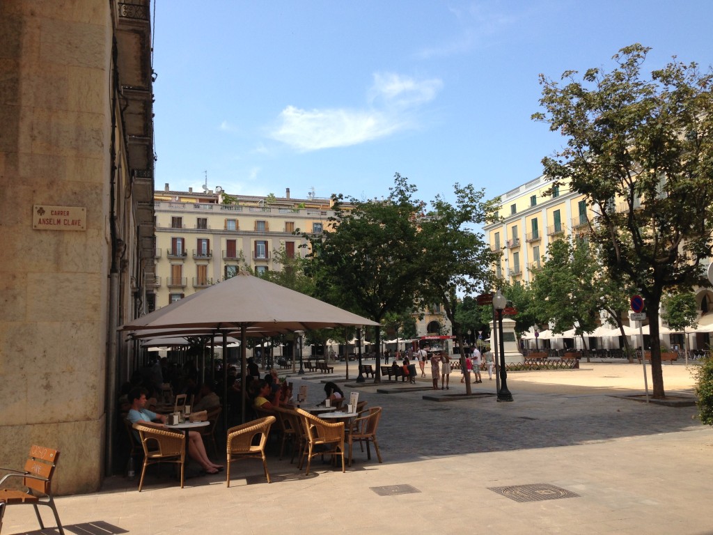 Plaça de la Independència Girona Spain
