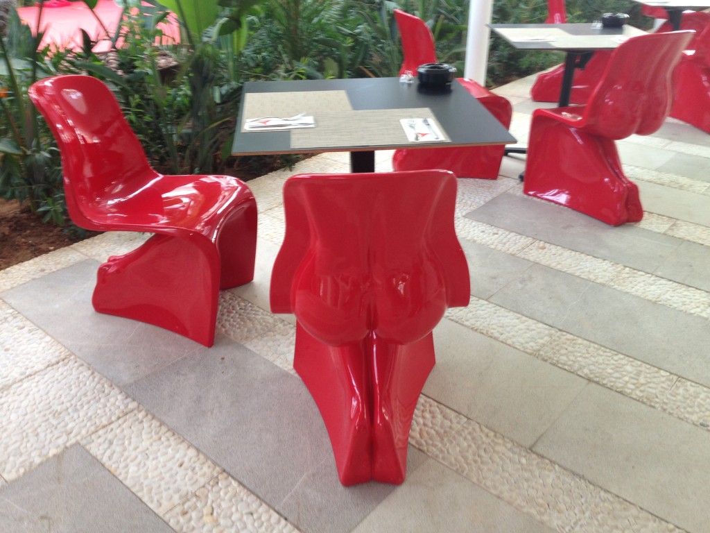 Cool chairs at Ushuaia