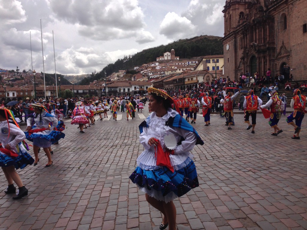 parade in Cusco