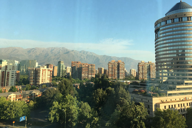 Renaissance Hotel Santiago view from guest room