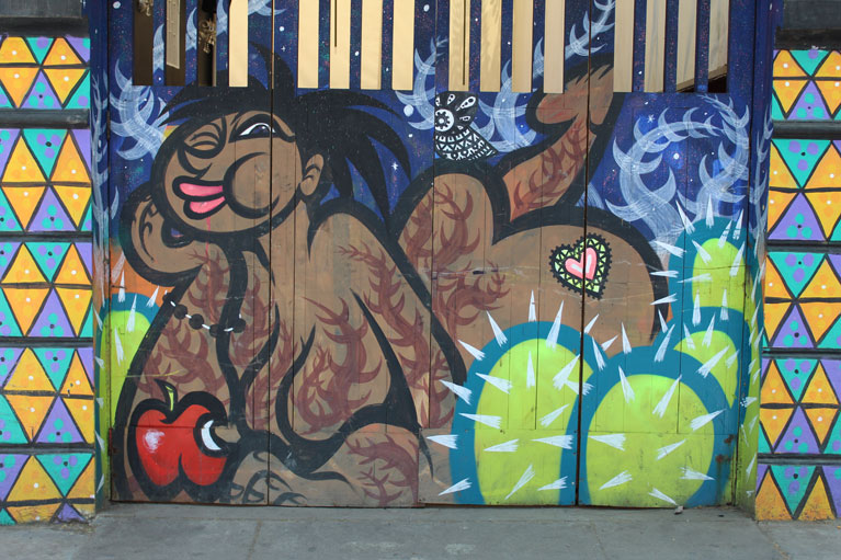 street art Bellavista Santiago