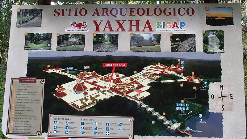 Yaxha map