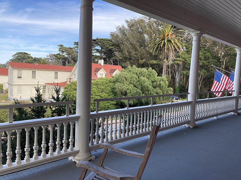 Inn at the Presidio balcony