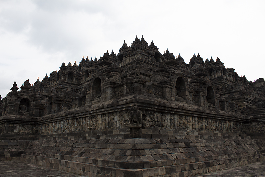 Borobudur walls