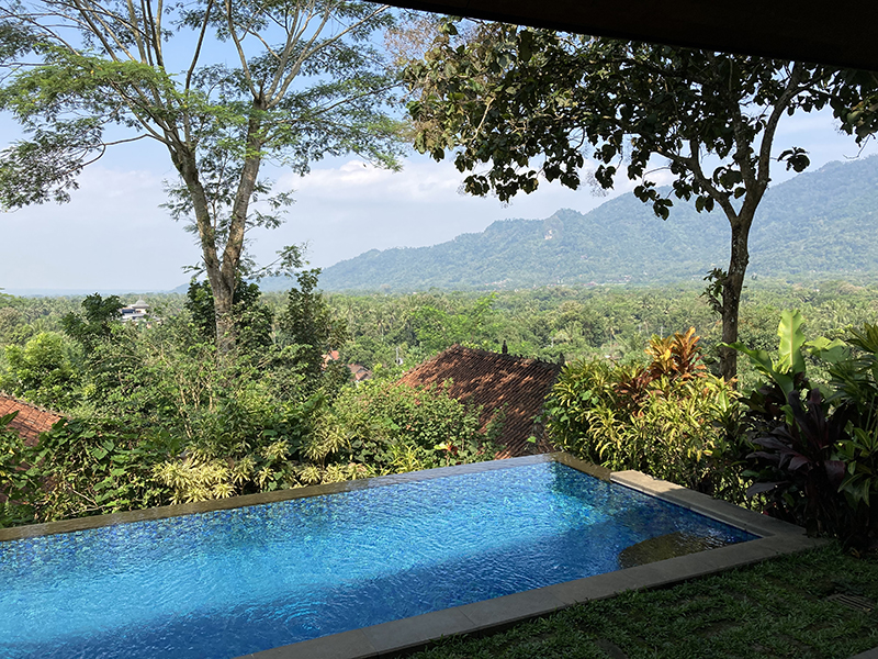 Plataran Hotel villa pool