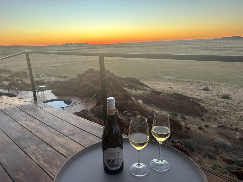 Desert Whisper Namibia sunset view