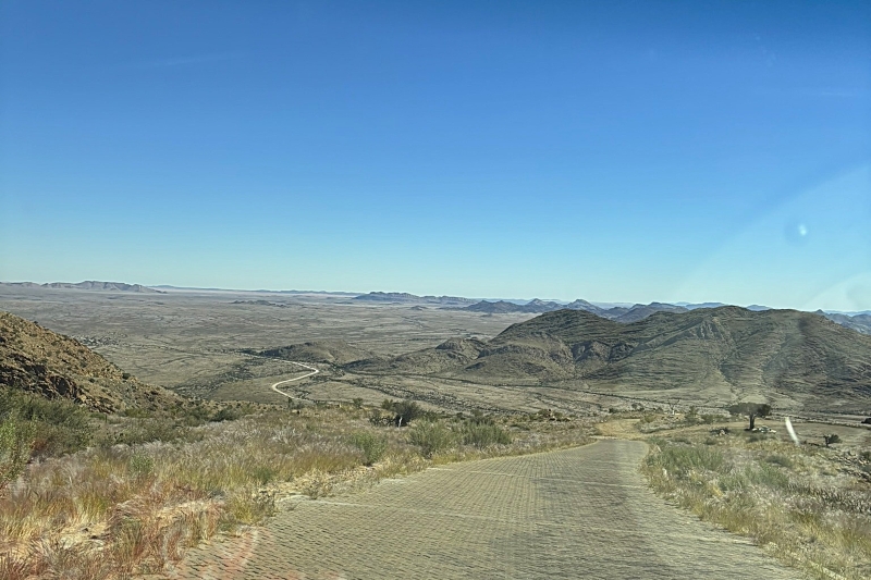 road to Namib Desert