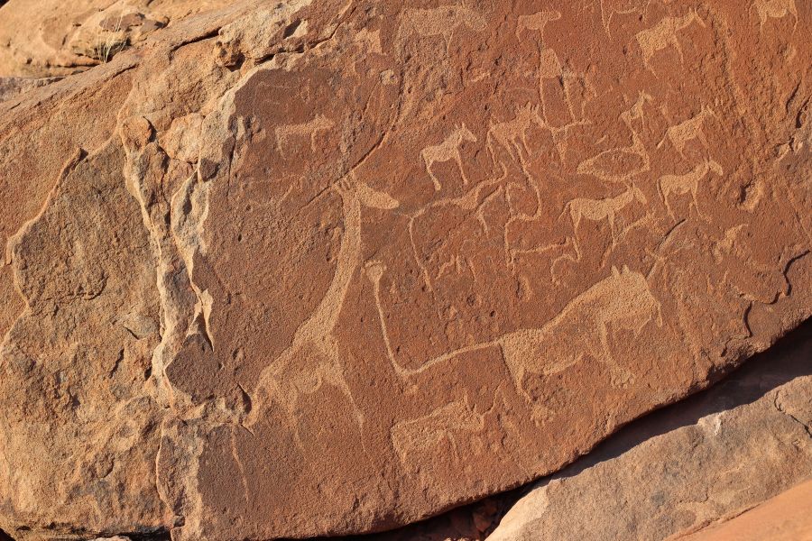 Twyfelfontein petroglyphs Namibia