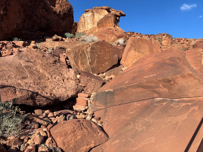Twyfelfontein petroglyphs Namibia